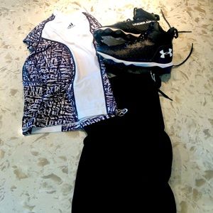 Boys youth football bundle cleats shirt pants